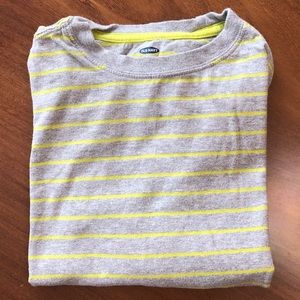 Old Navy Boys long sleeve striped tee size M 8